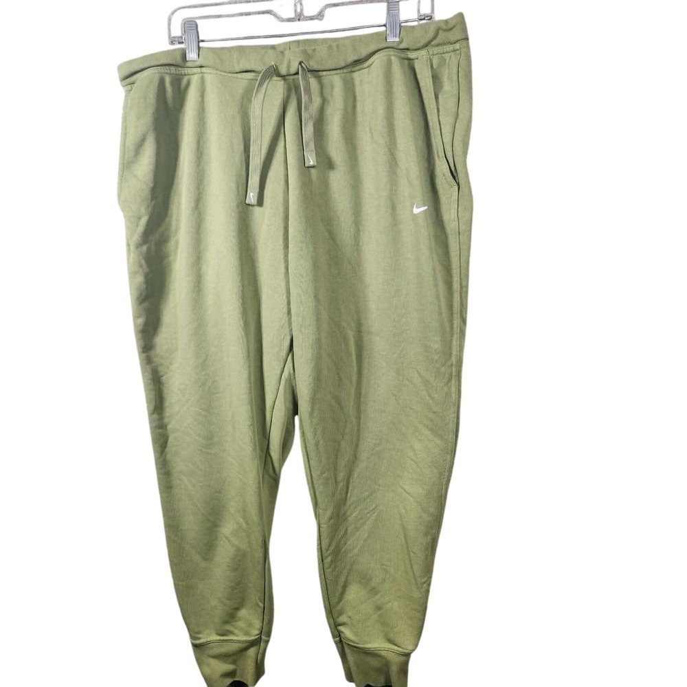 Nike Sweatpants Olive Green Dri-FIT Joggers Women 1X
